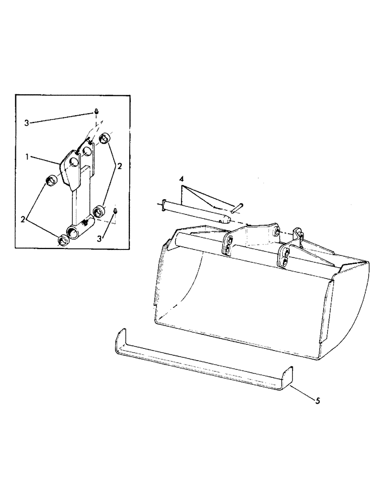 Схема запчастей Case 40YC - (F03) - DITCH BUCKETS, 951016M2 - 60" - 5/8 CUBIC YARD, (INCLUDES (19) - BUCKETS