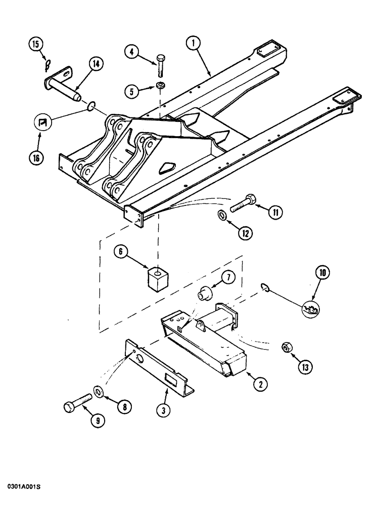 Схема запчастей Case 688 - (9-004) - TURNTABLE AND PANELS (09) - CHASSIS