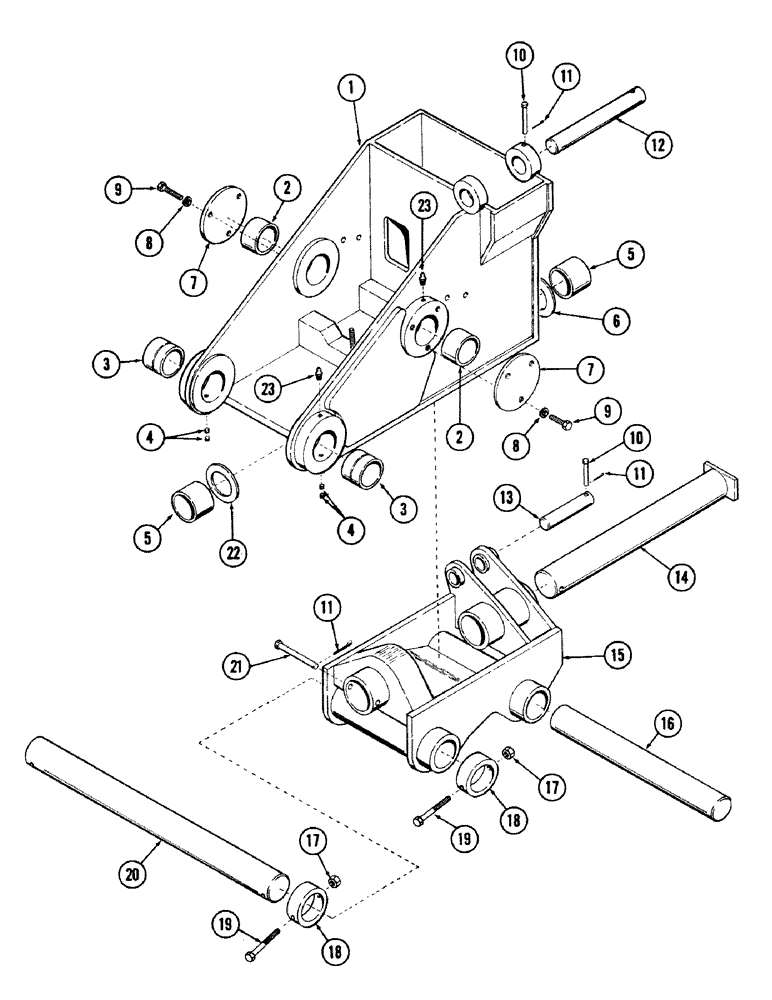 Схема запчастей Case 40 - (134) - WRIST-O-TWIST (35) - HYDRAULIC SYSTEMS