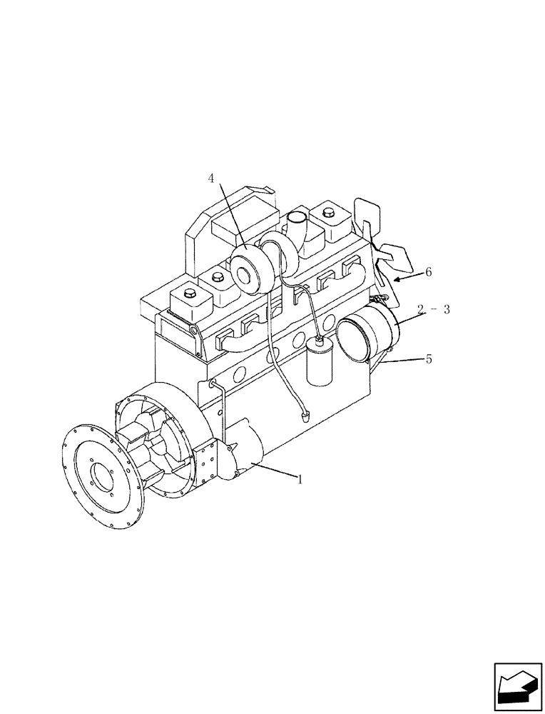 Схема запчастей Case SR15 - (02-001-01[01]) - ENGINE (02) - ENGINE