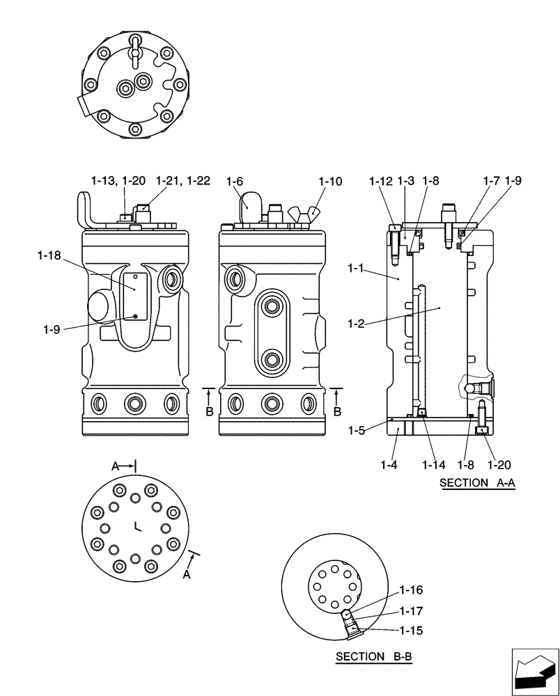 Схема запчастей Case CX31B - (01-032[02]) - VALVE INSTAL, J/D MULTI (35) - HYDRAULIC SYSTEMS