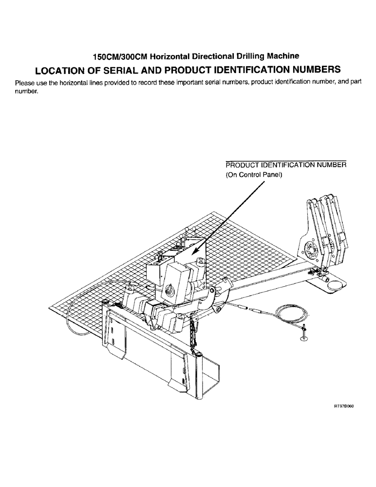 Схема запчастей Case 300CM - (1-2) - LOCATION OF SERIAL AND PRODUCT IDENTIFICATION NUMBERS 
