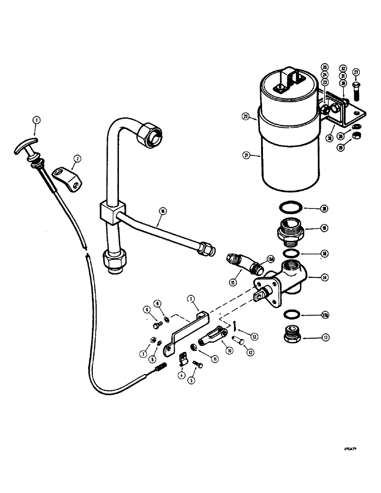 Схема запчастей Case W7E - (238) - ACCUMULATOR ATTACHMENT (09) - CHASSIS/ATTACHMENTS