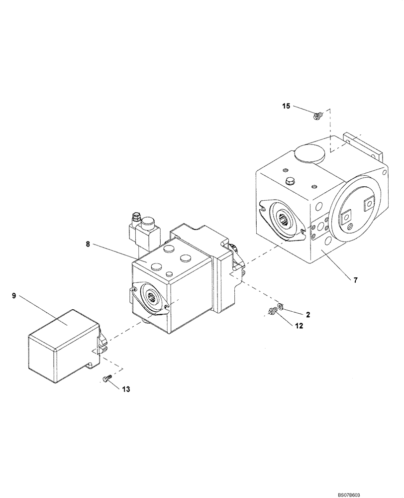 Схема запчастей Case SV216 - (10-011-00[01]) - HYDRAULICS - PUMP (GROUP 116) (ND126719) (08) - HYDRAULICS