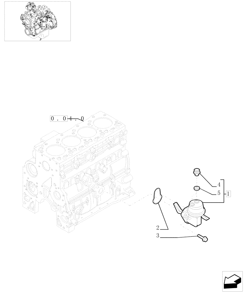 Схема запчастей Case F4DFE613G - (0.20.1[01]) - FUEL PUMP (2830121) 