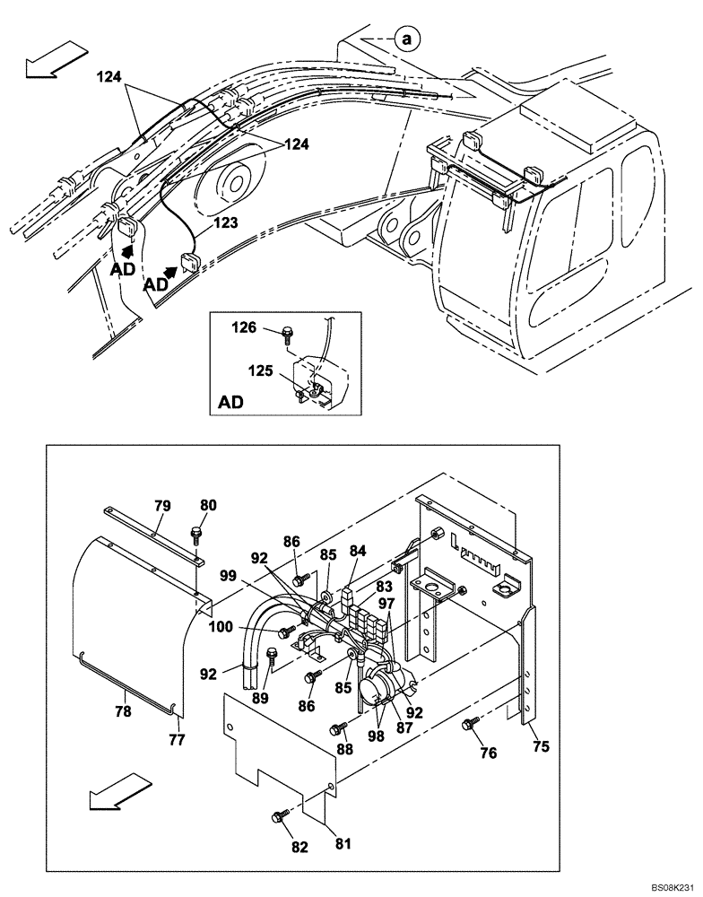 Схема запчастей Case CX800B - (04-22) - CHASSIS ELECTRICAL CIRCUIT (04) - ELECTRICAL SYSTEMS