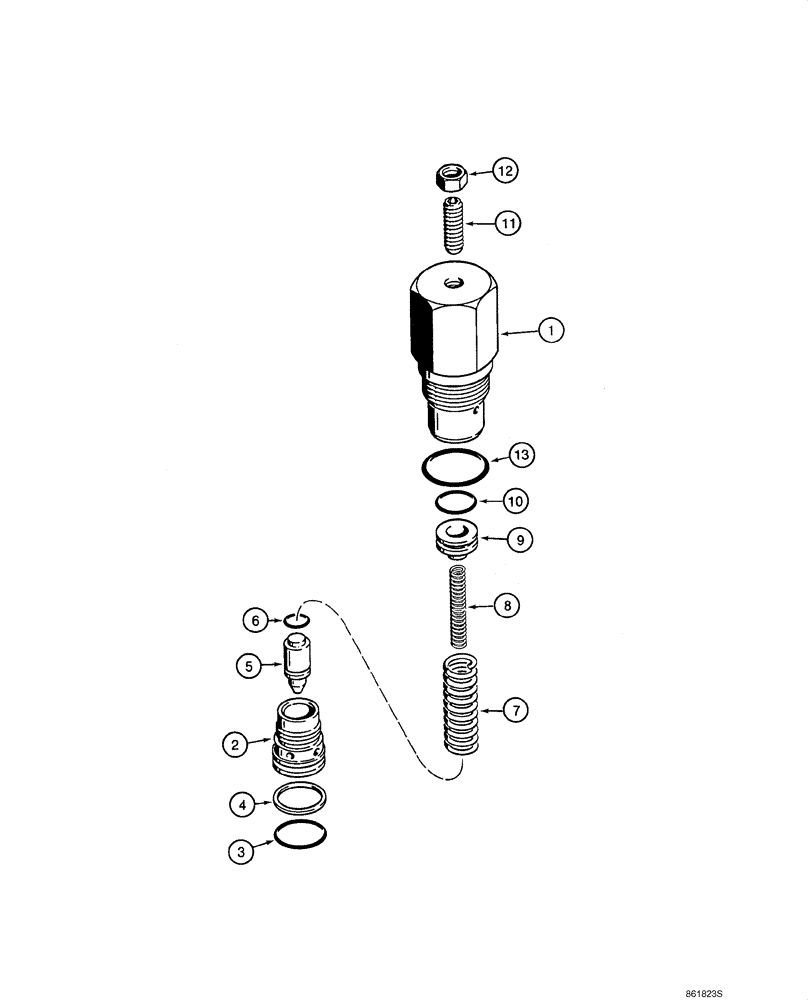 Схема запчастей Case 580SM - (08-35) - VALVE ASSY - RELIEF, CIRCUIT (08) - HYDRAULICS