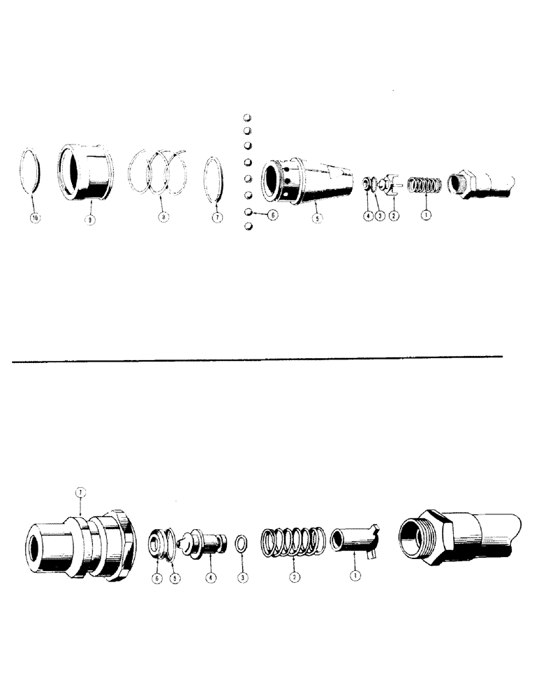 Схема запчастей Case 310 - (178[2]) - ADAPTERS FOR PULL BEHIND COUPLINGS (05) - UPPERSTRUCTURE CHASSIS