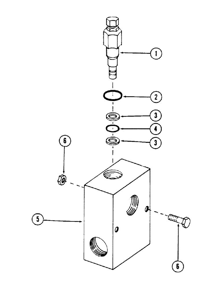 Схема запчастей Case 40BLC - (346) - RELIEF VALVE, (USED WITH ROTARY CUTTER) (18) - ATTACHMENT ACCESSORIES