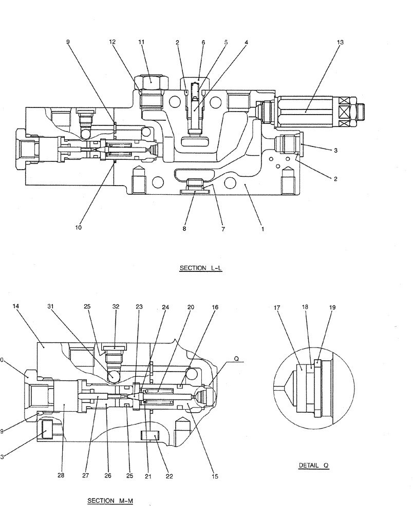 Схема запчастей Case CX31B - (07-012) - VALVE ASSY, CONTROL (BOOM LOCK) (35) - HYDRAULIC SYSTEMS