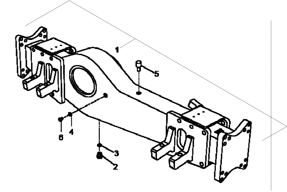 Схема запчастей Case 330B - (30A00000699[001]) - HOUSING, FRONT AXLE, OPTIONAL (P.I.N. HHD0330BN7PG57000 AND AFTER) (84230671) (11) - AXLES/WHEELS