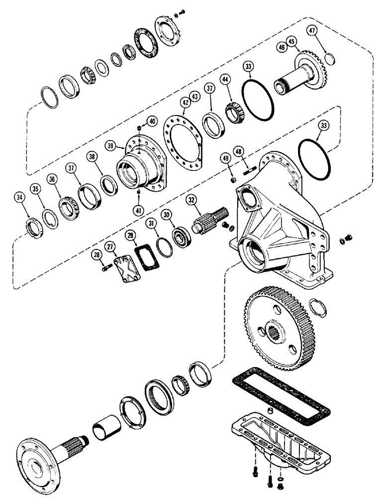 Схема запчастей Case 750 - (089A) - FINAL DRIVE ASSY. (04) - UNDERCARRIAGE