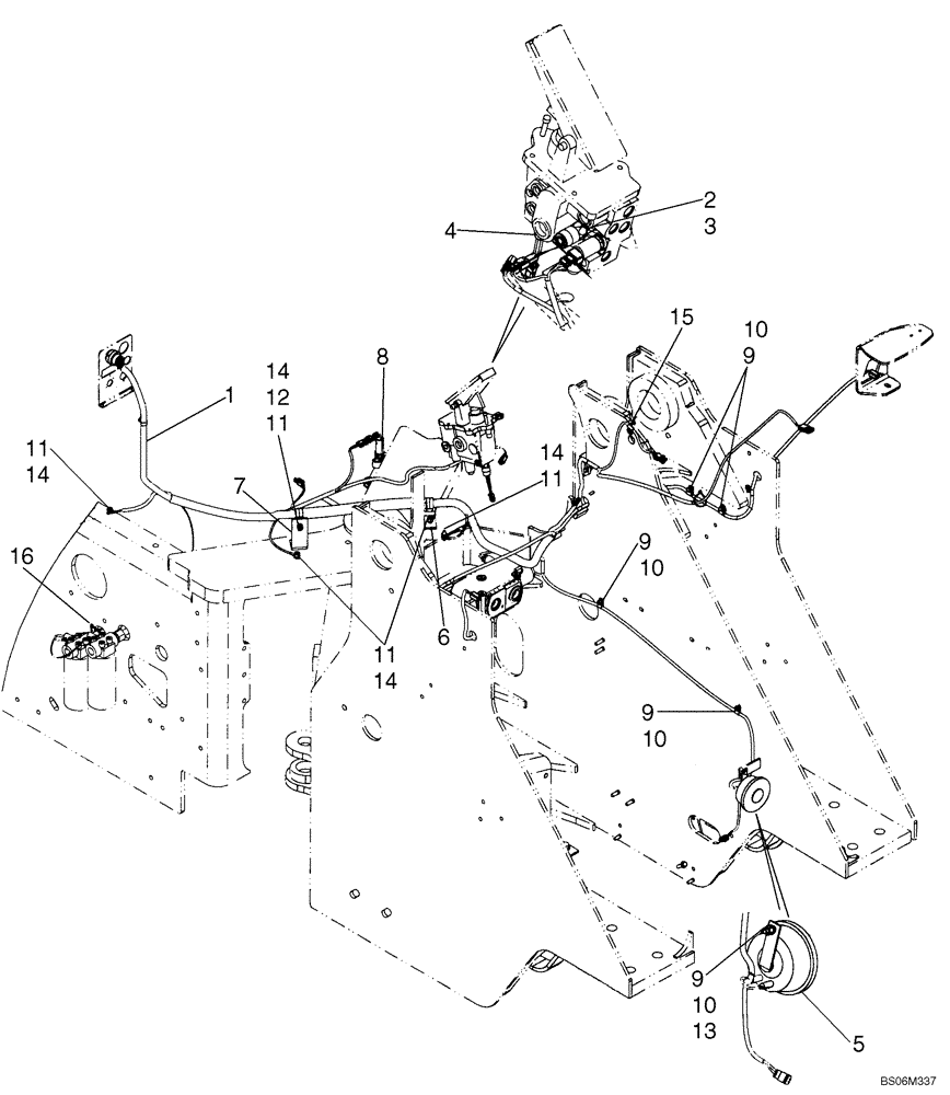 Схема запчастей Case 921E - (04-04) - HARNESS, FRONT - 87560954 - IF USED (04) - ELECTRICAL SYSTEMS