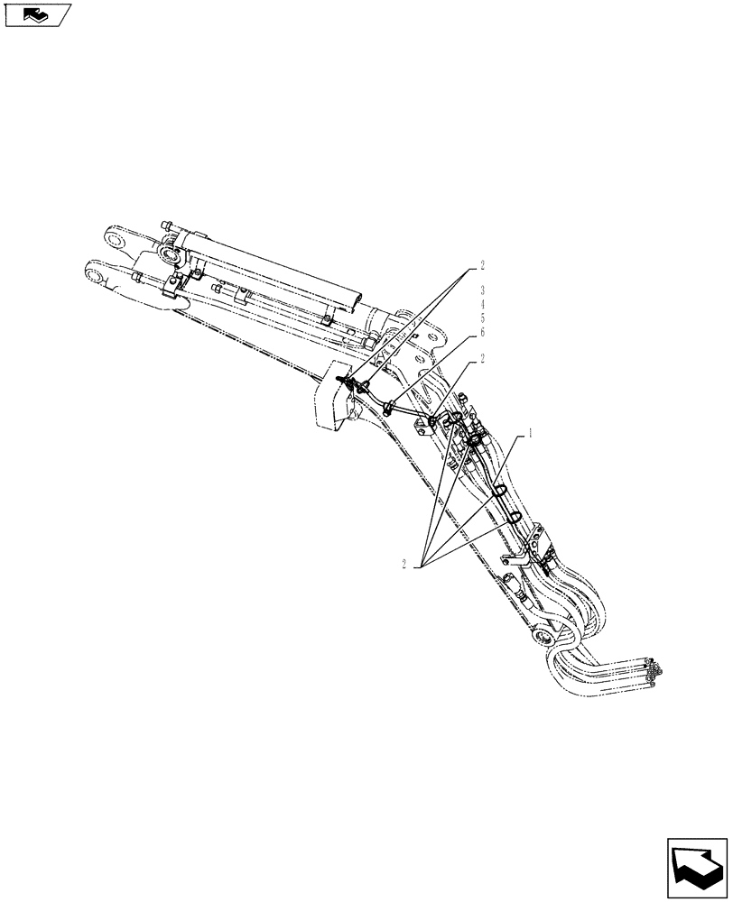 Схема запчастей Case CX27B ASN - (55.100.07) - HARNESS ASSY, BOOM (55) - ELECTRICAL SYSTEMS