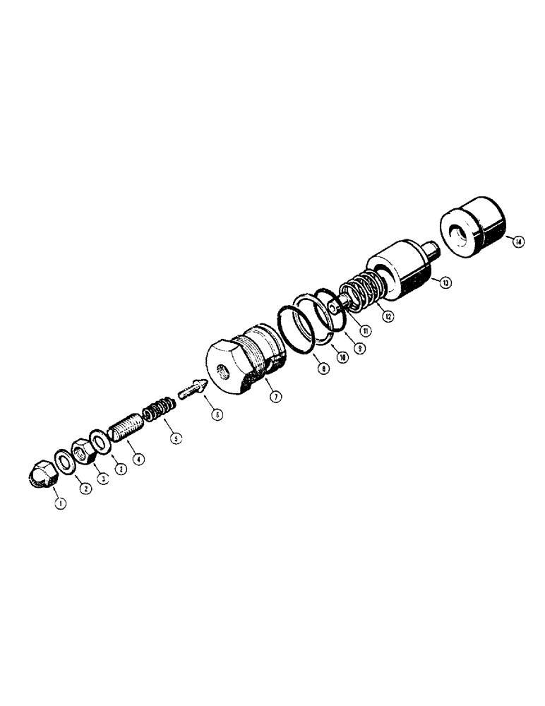 Схема запчастей Case W7E - (228) - MAIN RELIEF VALVE, CHECK VALVE (08) - HYDRAULICS