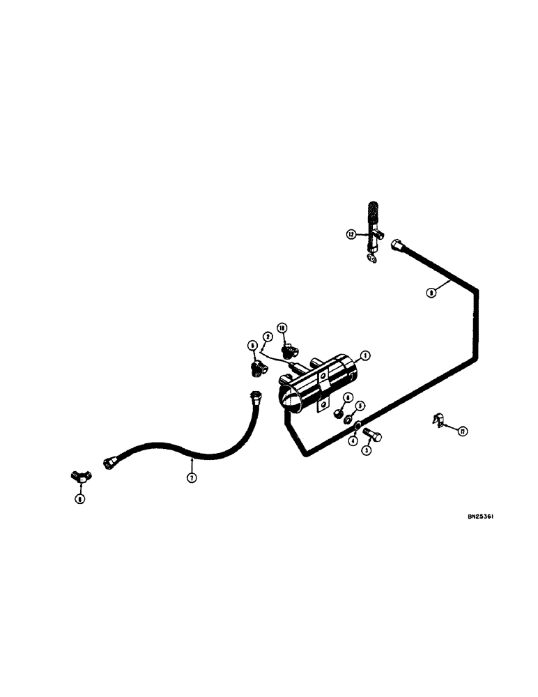 Схема запчастей Case 310C - (024) - FUEL SYSTEM, GOVERNOR (02) - FUEL SYSTEM