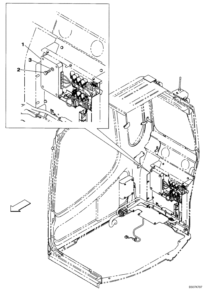 Схема запчастей Case CX135SR - (04-10) - CONTROLLER (04) - ELECTRICAL SYSTEMS