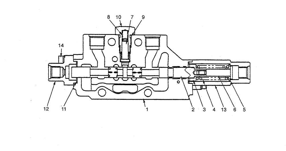 Схема запчастей Case CX27B PV13 - (07-009) - VALVE ASSY, CONTROL [TRAVEL (LEFT)] ELECTRICAL AND HYDRAULIC COMPONENTS