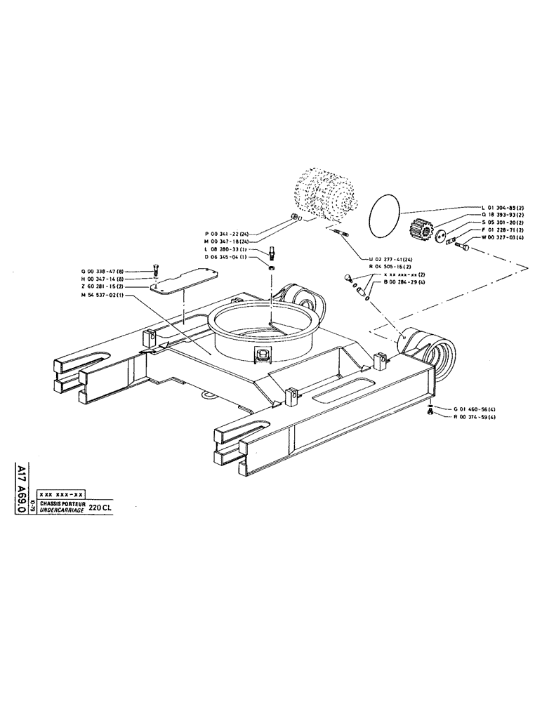 Схема запчастей Case 160CKS - (028) - UNDERCARRIAGE (04) - UNDERCARRIAGE