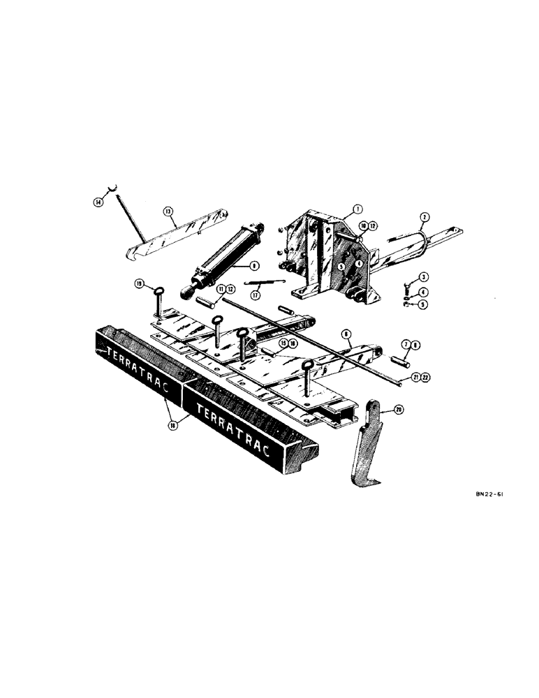 Схема запчастей Case 320 - (182) - SCARIFIER (48" GAUGE TRACTOR), (UP TO SERIAL NO. 3003851) (05) - UPPERSTRUCTURE CHASSIS