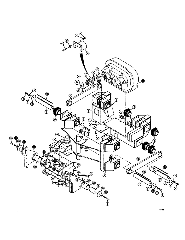 Схема запчастей Case 475 - (172) - CABLE PLOW, FRAMES AND RELATED PARTS, BEFORE TRACTOR S.N. 3049850 (89) - TOOLS