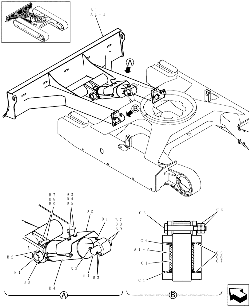 Схема запчастей Case CX31B - (420-01[1]) - DOZER (86) - DOZER