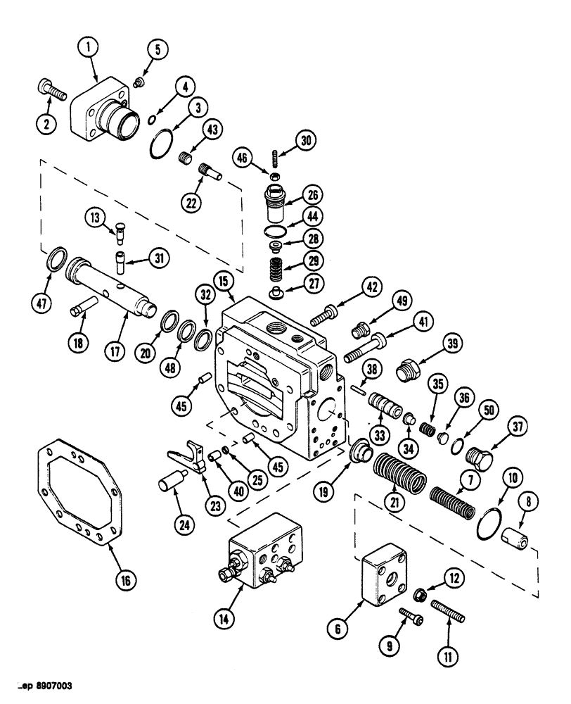 Схема запчастей Case 1088 - (118) - REGULATOR (35) - HYDRAULIC SYSTEMS