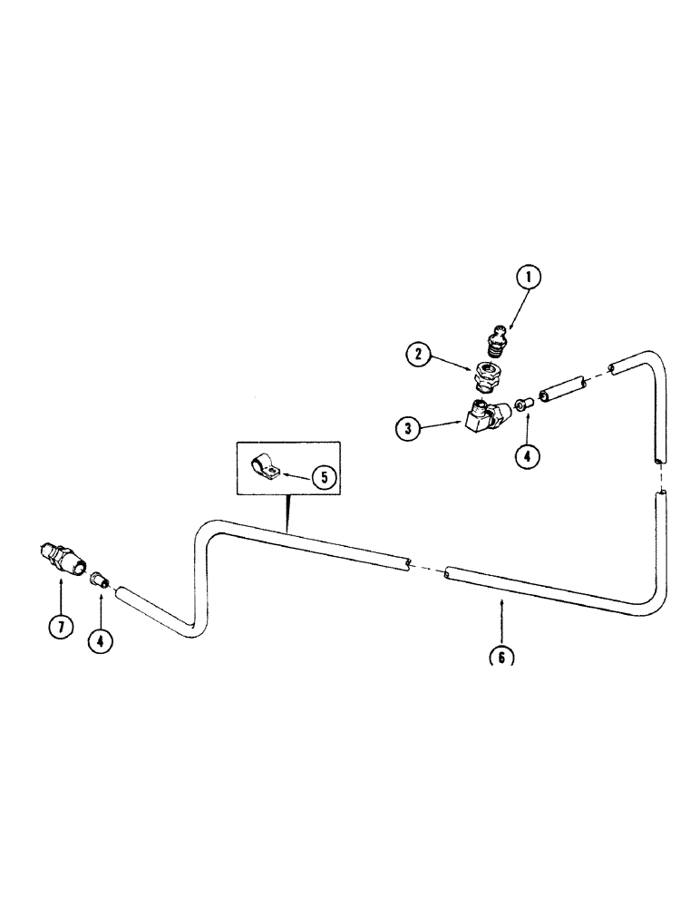 Схема запчастей Case 50 - (9-236) - TURNTABLE BEARING LUBRICATION LINE (09) - CHASSIS