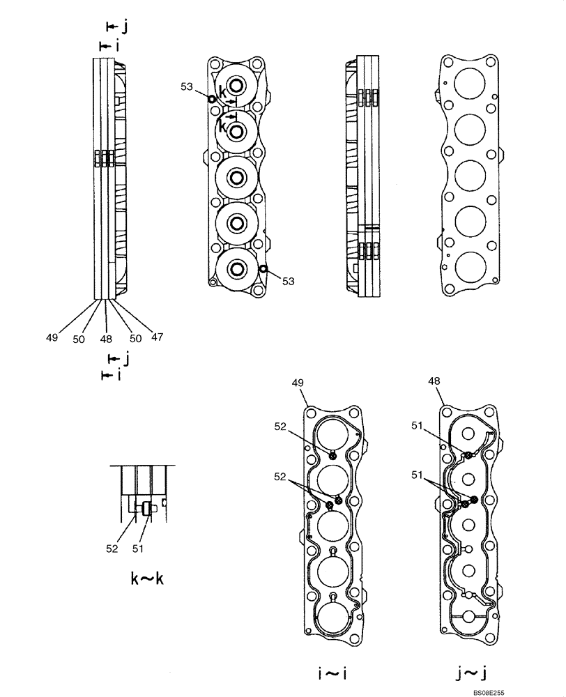 Схема запчастей Case CX350B - (08-79) - CONTROL VALVE (08) - HYDRAULICS