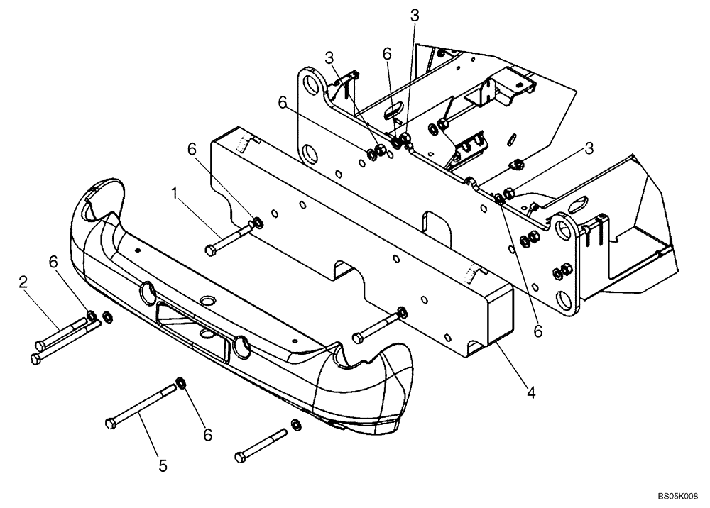 Схема запчастей Case 721D - (09-12B) - COUNTERWEIGHTS - IF USED (09) - CHASSIS