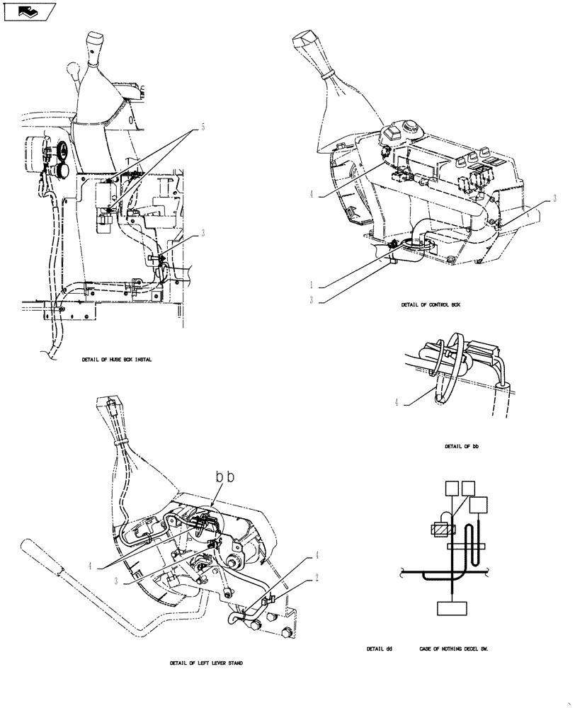 Схема запчастей Case CX27B ASN - (55.408.03) - ELEC ASSY, UPPER (55) - ELECTRICAL SYSTEMS