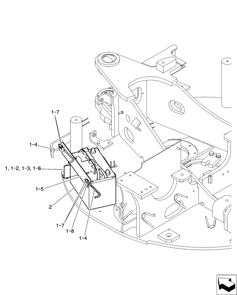 Схема запчастей Case CX31B - (01-092[00]) - BATTERY ASSY (55) - ELECTRICAL SYSTEMS