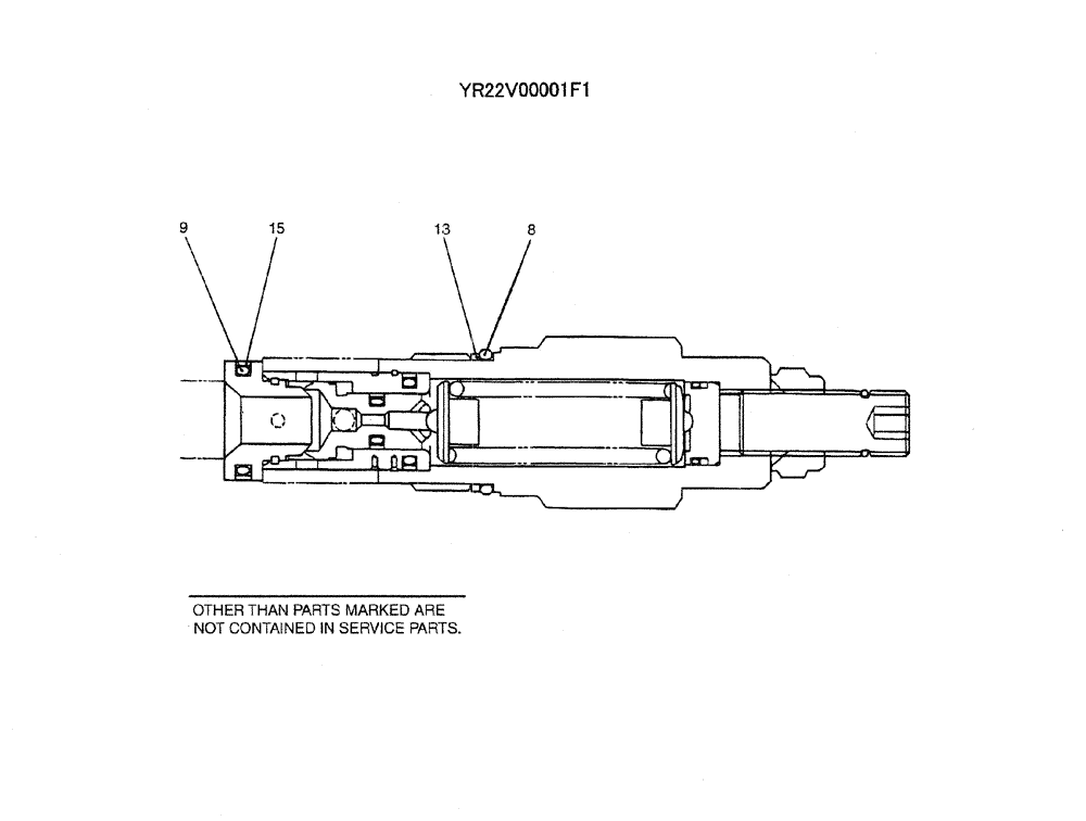 Схема запчастей Case CX36B - (07-045) - VALVE ASSY, RELIEF ELECTRICAL AND HYDRAULIC COMPONENTS