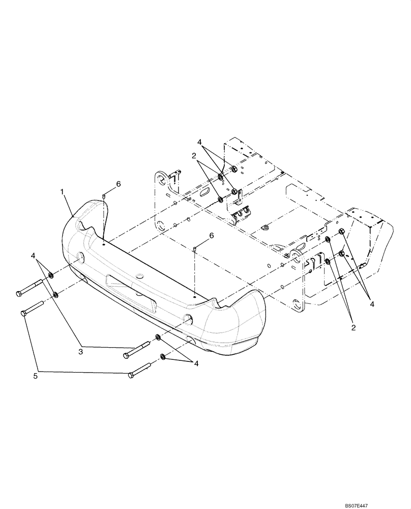 Схема запчастей Case 621E - (09-85A) - COUNTERWEIGHT - HEAVY DUTY (09) - CHASSIS