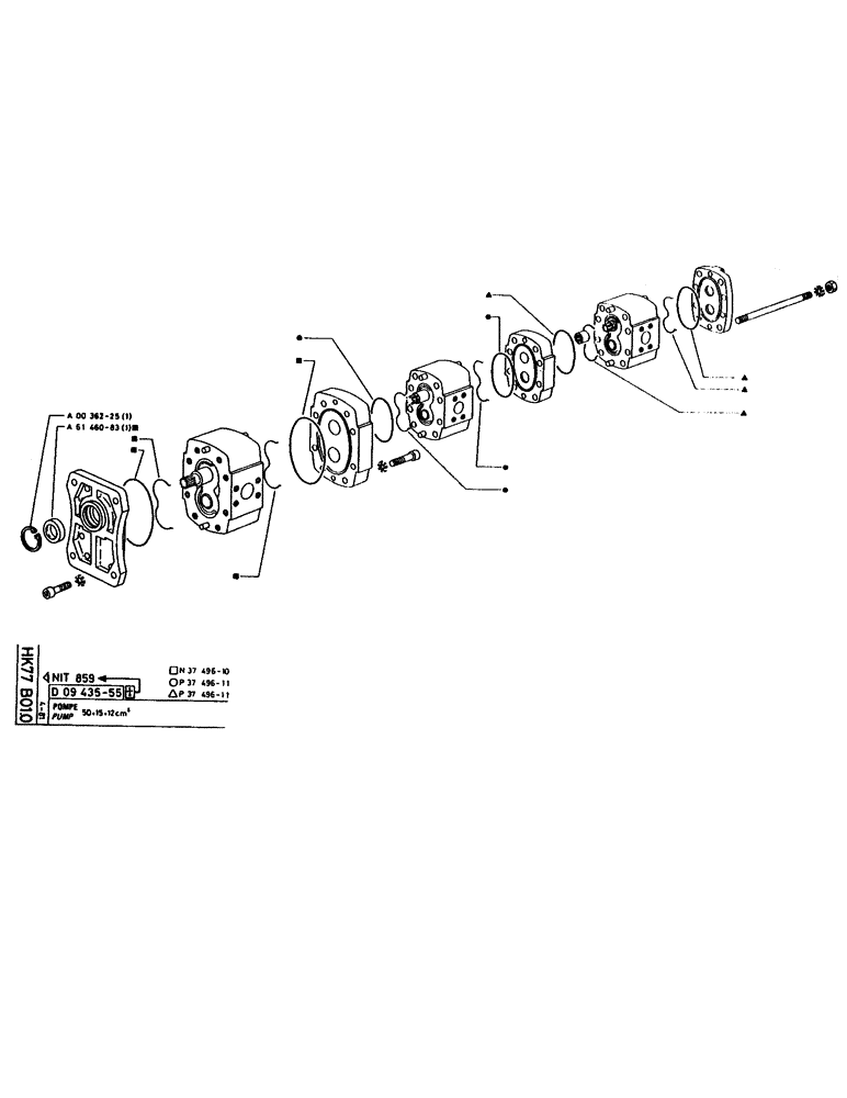 Схема запчастей Case 160CL - (183) - PUMP (07) - HYDRAULIC SYSTEM