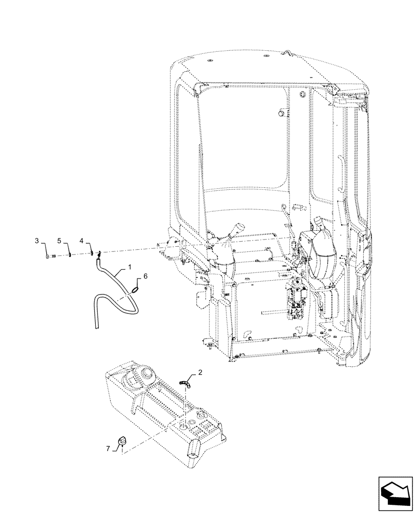 Схема запчастей Case CX36B - (01-102[01]) - HARNESS ASSY, CAB - SN PX15-21105 - 21767 (55) - ELECTRICAL SYSTEMS