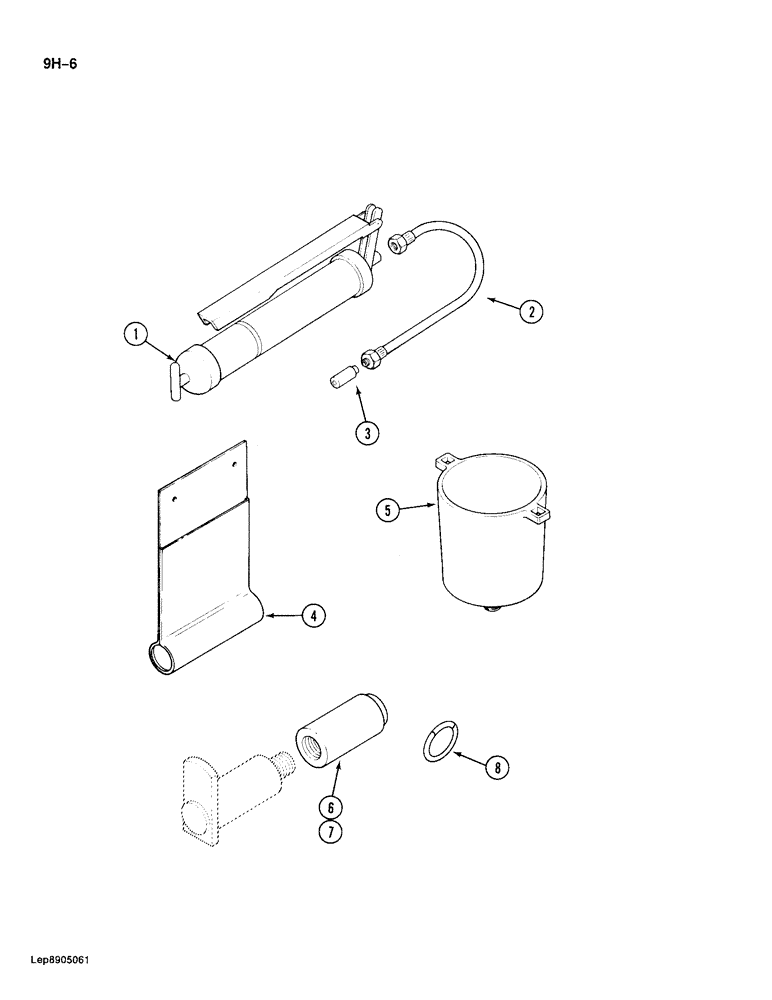 Схема запчастей Case 688 - (9H-06) - TOOLS (09) - CHASSIS