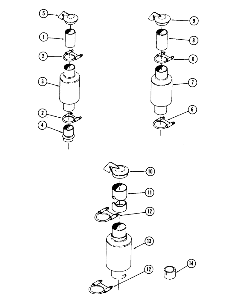 Схема запчастей Case 50 - (318) - OPTIONAL SPARK ARRESTORS, (S/N 6279926 AND AFTER) (88) - ACCESSORIES