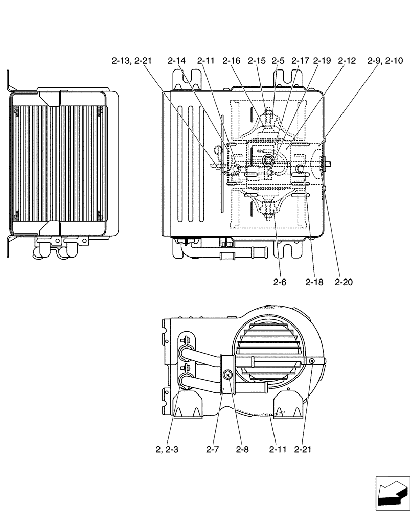 Схема запчастей Case CX31B - (01-093[02]) - HOSE ASSY, HEATER (50) - CAB CLIMATE CONTROL