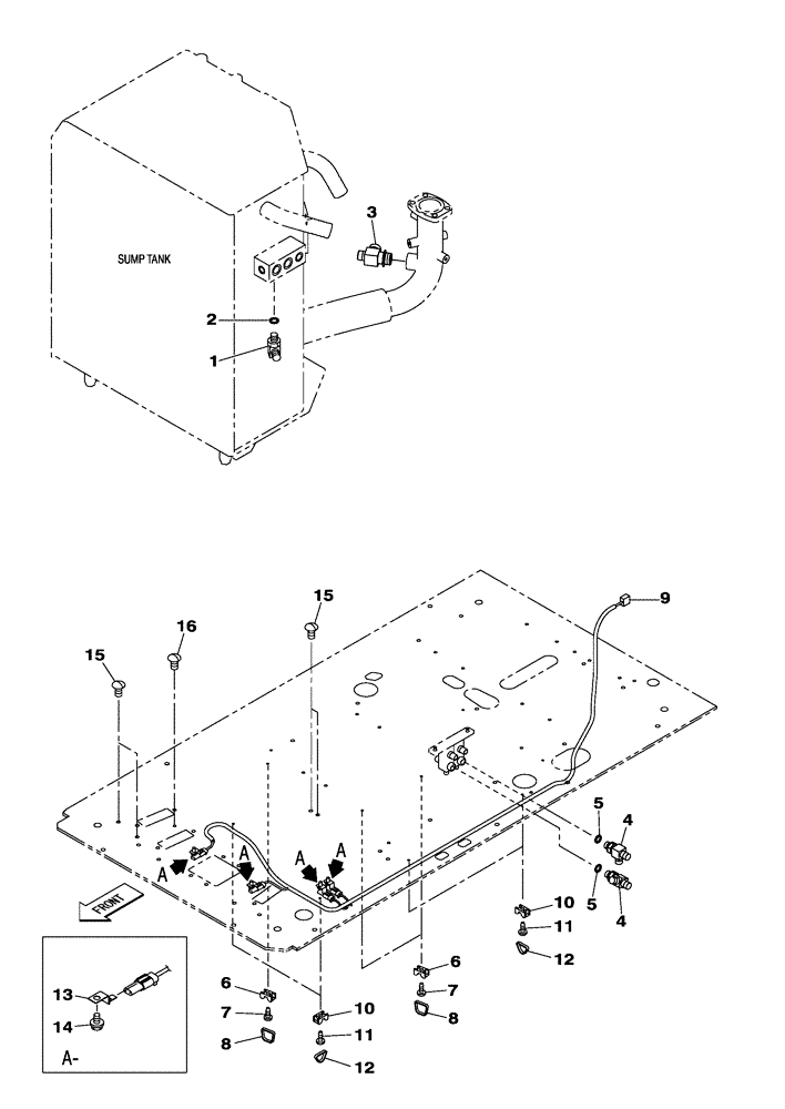 Схема запчастей Case CX300C - (08-065-00[01]) - HYDRAULIC CIRCUIT - PLUG, BLANK-OFF - OPTIONAL (08) - HYDRAULICS