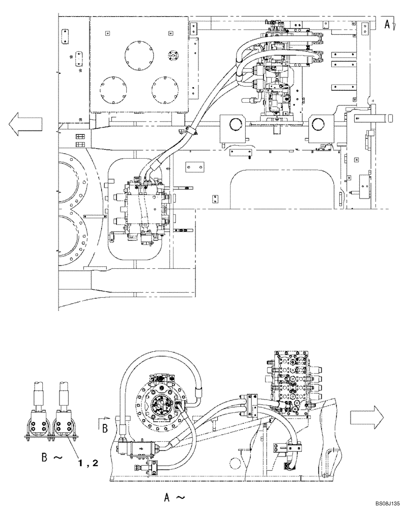 Схема запчастей Case CX800B - (08-62) - HYDRAULIC CIRCUIT - PLUG, BLANK-OFF (BREAKER PEDAL) (08) - HYDRAULICS