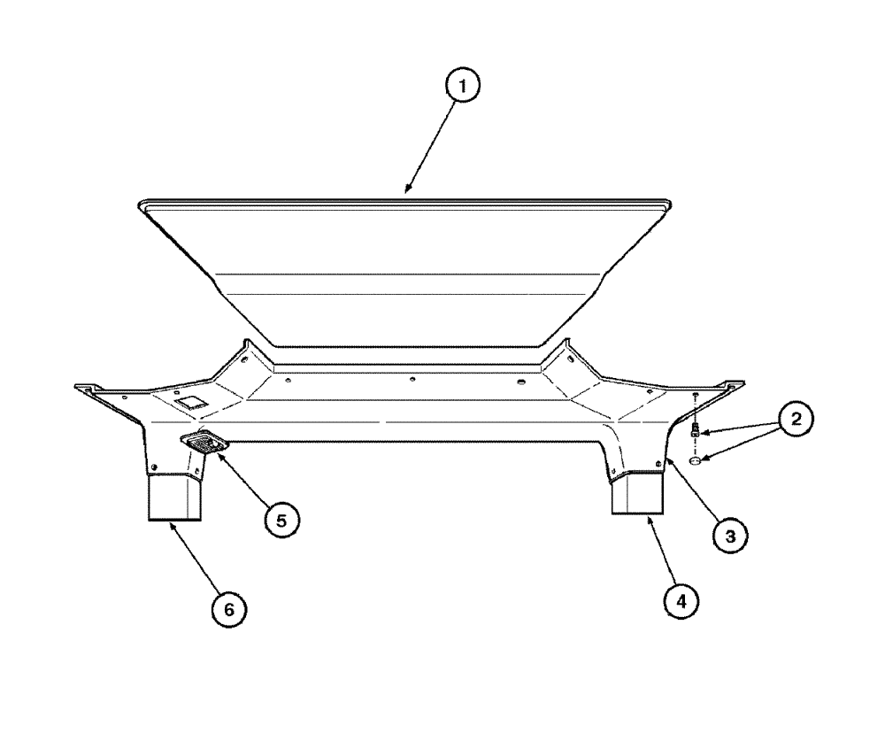 Схема запчастей Case 865 DHP - (9-080) - CAB - ROOF UPHOLSTERY (OPEN CAB) (09) - CHASSIS