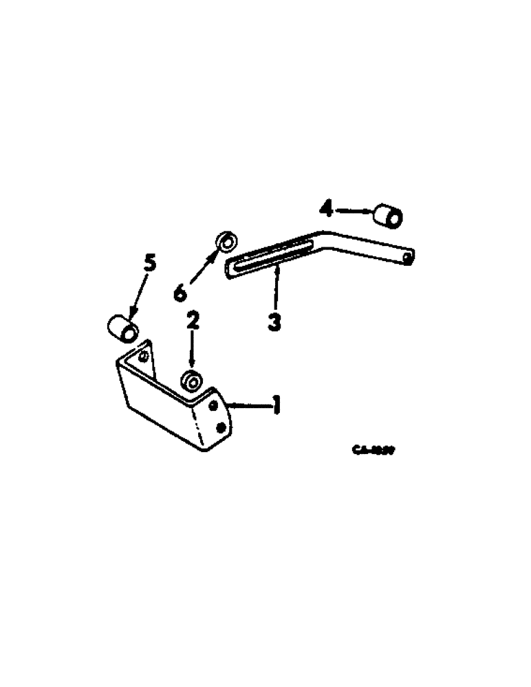 Схема запчастей Case IH C-263 - (B-31) - ALTERNATOR GENERATOR MOUNTING 