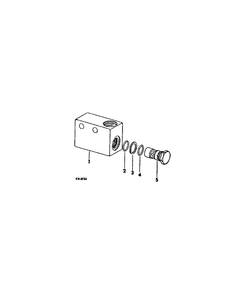 Схема запчастей Case IH 4586 - (10-21[A]) - HYDRAULICS, STEERING RELIEF VALVE (07) - HYDRAULICS