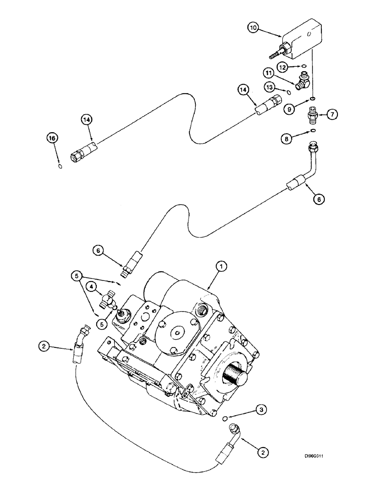 Схема запчастей Case IH 2144 - (6-10) - FOOT-N-INCH VALVE HYDRAULIC SYSTEM, PRIOR TO COMBINE S/N JJC0173150 (03) - POWER TRAIN