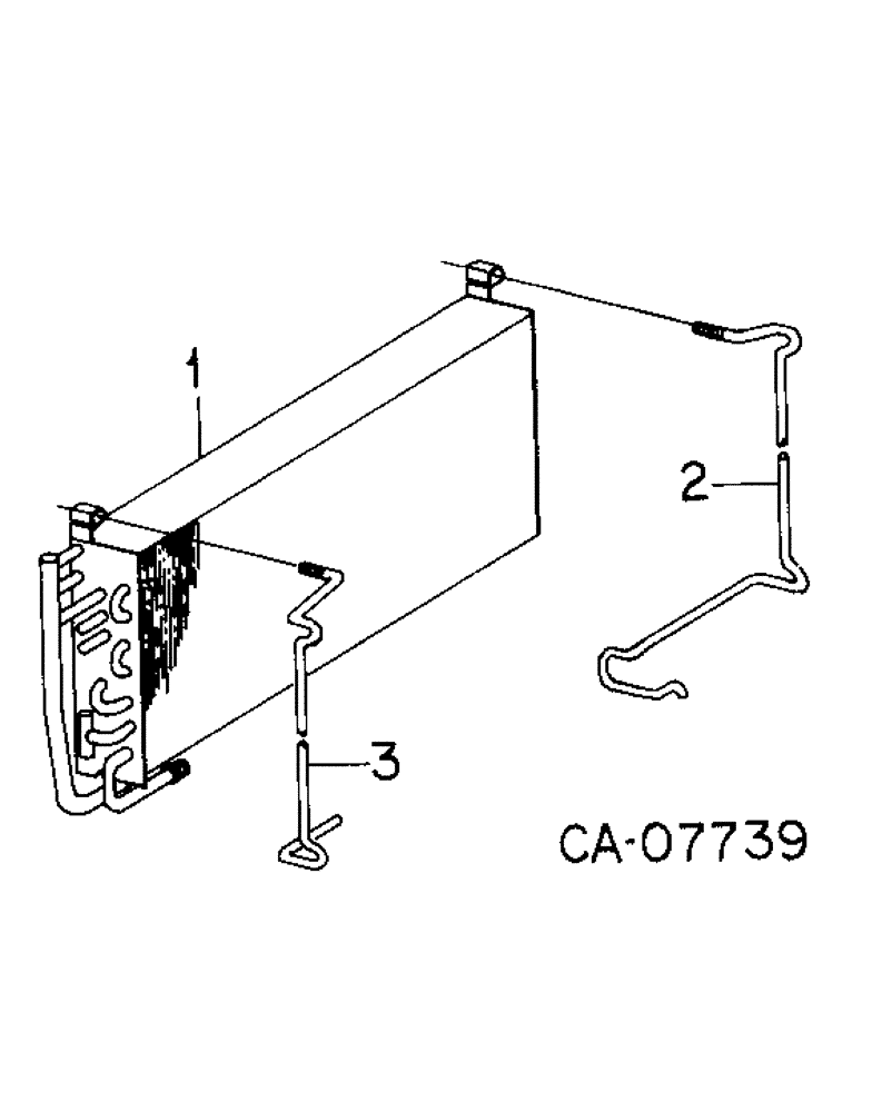 Схема запчастей Case IH 3488 - (13-37) - SUPERSTRUCTURE, CONDENSER AND MOUNTING (05) - SUPERSTRUCTURE