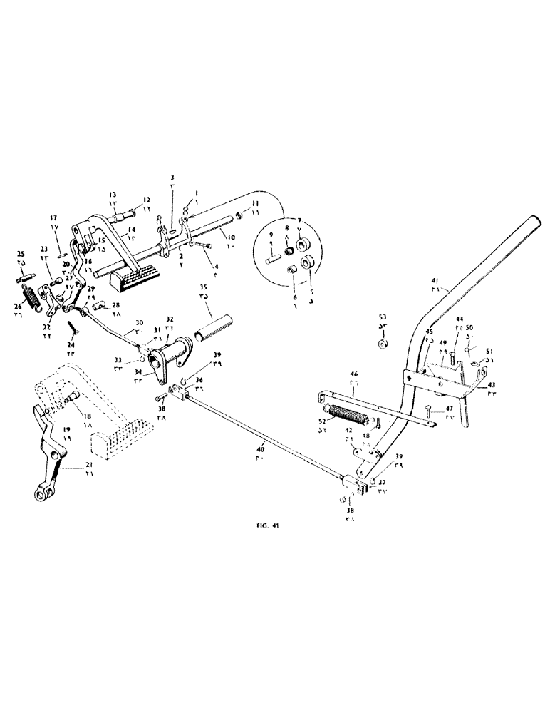 Схема запчастей Case IH 950 - (108) - CLUTCH CONTROLS (06) - POWER TRAIN