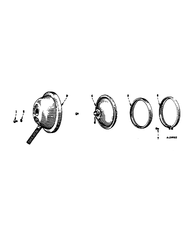 Схема запчастей Case IH 130 - (08-15) - ELECTRICAL, HEAD LIGHTS OR REAR LIGHT, FOR 100 AND 130 SERIES TRACTORS (06) - ELECTRICAL