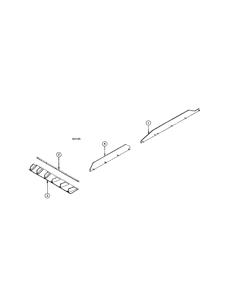 Схема запчастей Case IH 660 - (126[A]) - MEDIUM SLOPE ATTACHMENT 