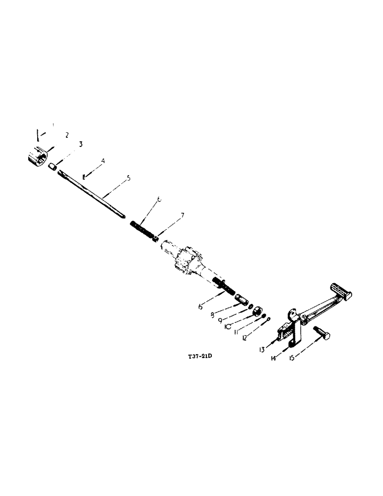 Схема запчастей Case IH 354 - (4-31) - CHASSIS, DIFFERENTIAL LOCK (12) - CHASSIS